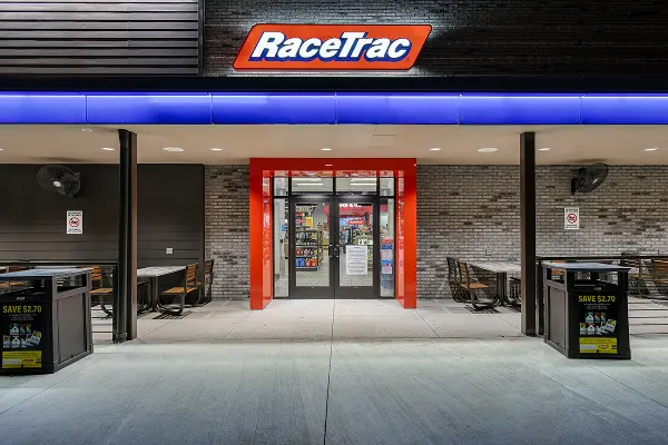 Outside of a RaceTrac Gas Station in 2016