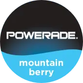 Mountain Berry Powerade logo