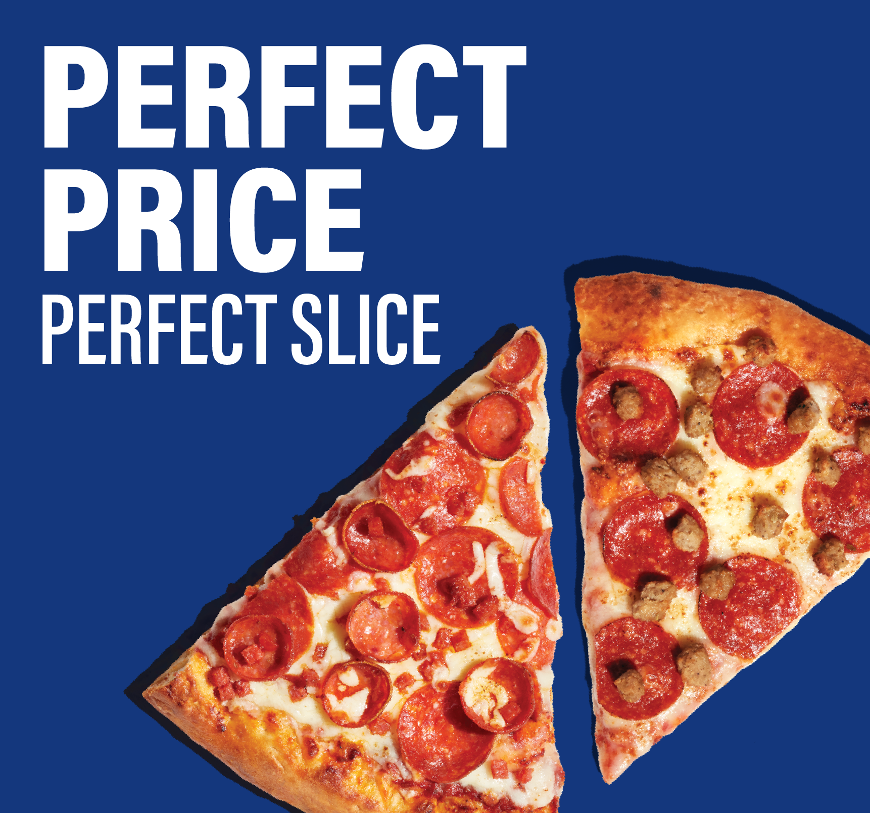 perfect price, perfect slice. RaceTrac pizza promotion
