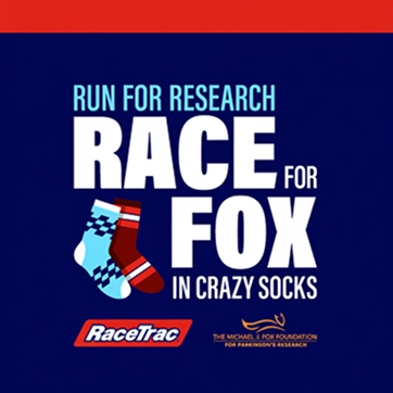 RaceTrac Run for Fox in Crazy Socks