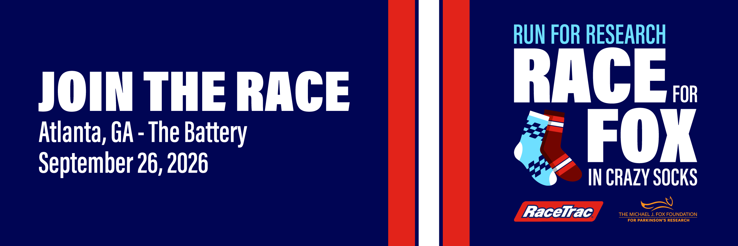 RaceTrac Run for Research. September 26, 2026 in Atlanta, GA