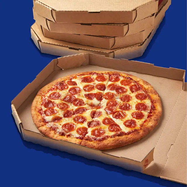 Whole RaceTrac pepperoni pizza