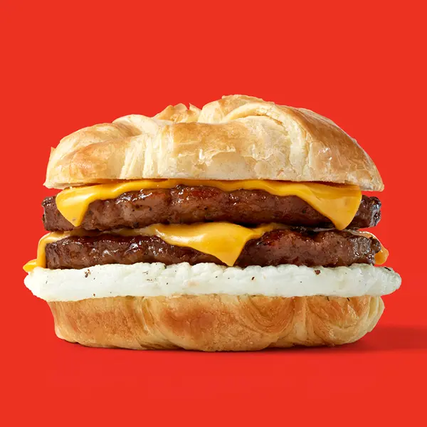 BigTrac Double Sausage, Egg & Cheese Croissant