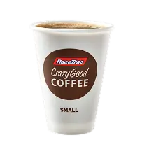 Small RaceTrac hot coffee
