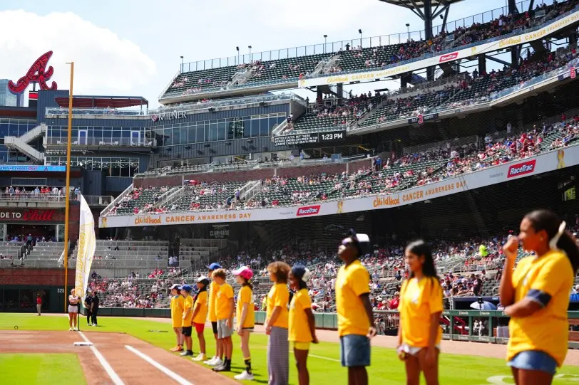 RaceTrac Childhood Cancer Awareness Day at Truist Park