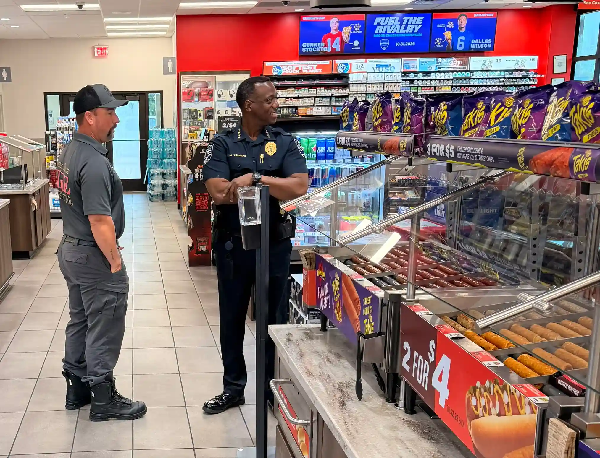 RaceTrac Store 2632 Welcomes the Community for Coffee with a Cop